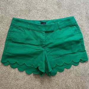 J. Crew Scallop Shorts